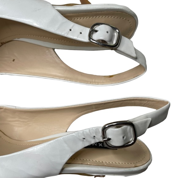 Alex Marie white pointed small heeled shoes size 7M - Picture 10 of 12